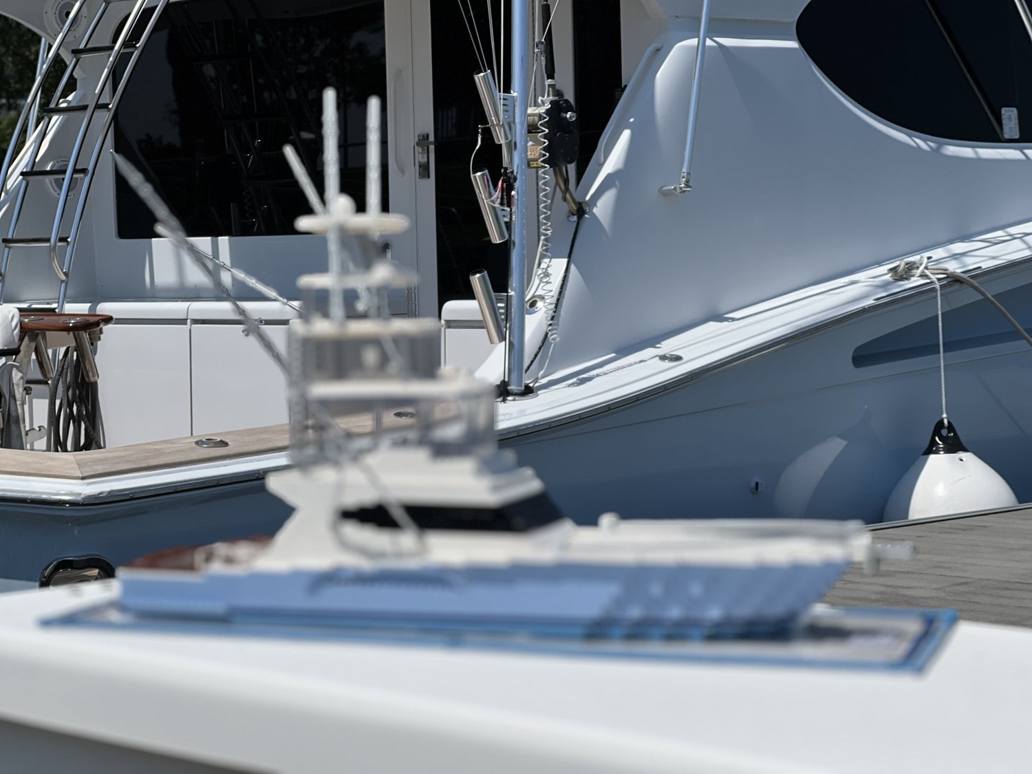 BrickWake custom LEGO® boat replica — build photo 4